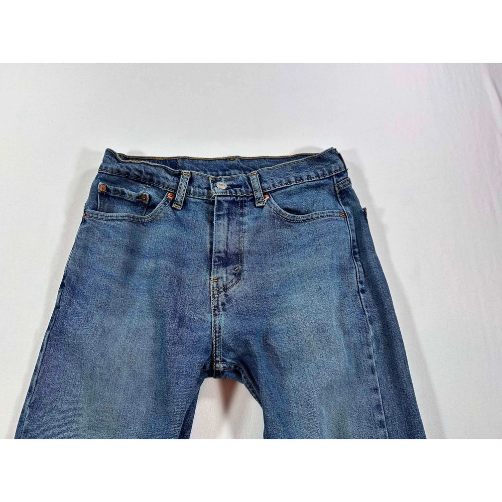 Levis 505 Regular Fit Straight Leg Jeans Blue Denim W30 L30 00505-2146 - Picture 2 of 8